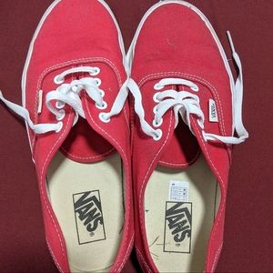Red Vans (Size 10)